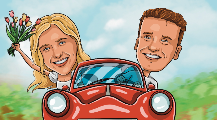 Sukursiu unikalią, personalizuotą karikatūrą pagal jūsų pageidavimus 