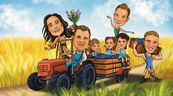 Sukursiu unikalią, personalizuotą karikatūrą pagal jūsų pageidavimus 