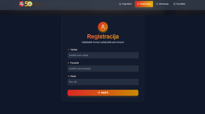 Sukursiu jums el. svetainę.