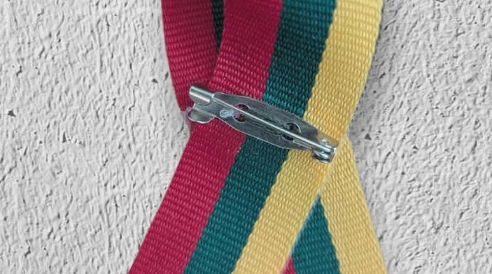 Gaminame trispalves seges  tautiniais motyvais 